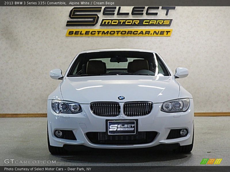 Alpine White / Cream Beige 2013 BMW 3 Series 335i Convertible