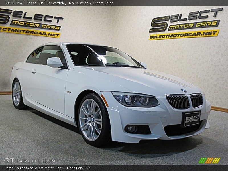 Alpine White / Cream Beige 2013 BMW 3 Series 335i Convertible