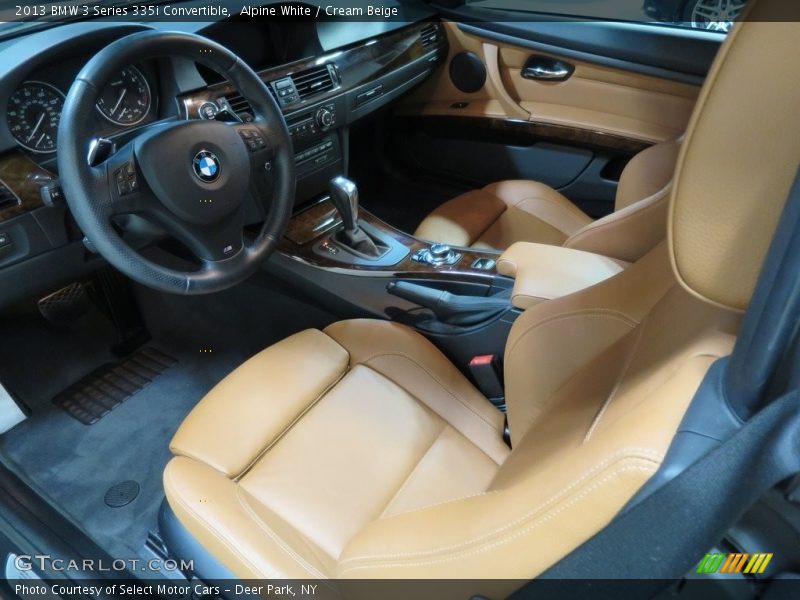 Alpine White / Cream Beige 2013 BMW 3 Series 335i Convertible