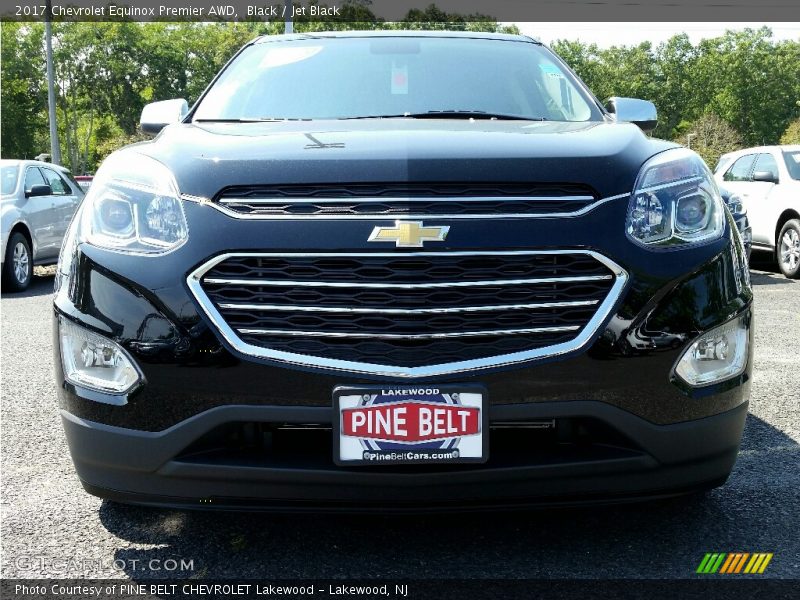 Black / Jet Black 2017 Chevrolet Equinox Premier AWD