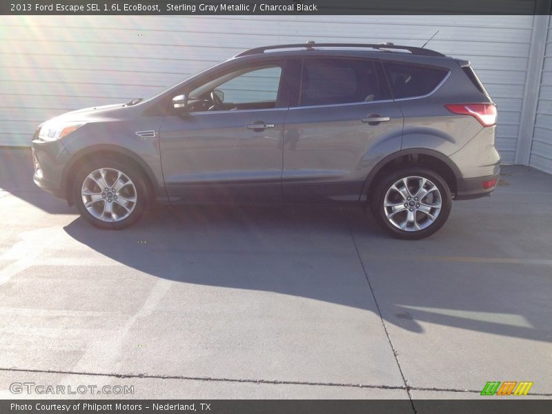 Sterling Gray Metallic / Charcoal Black 2013 Ford Escape SEL 1.6L EcoBoost