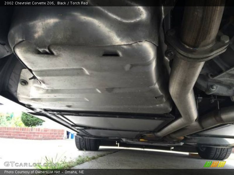 Black / Torch Red 2002 Chevrolet Corvette Z06