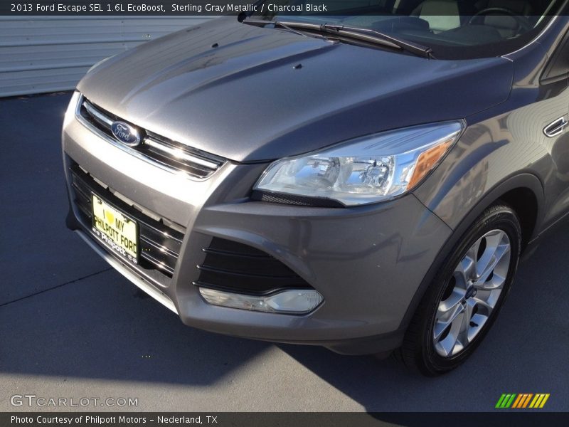 Sterling Gray Metallic / Charcoal Black 2013 Ford Escape SEL 1.6L EcoBoost