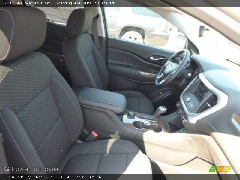 Sparkling Silver Metallic / Jet Black 2017 GMC Acadia SLE AWD