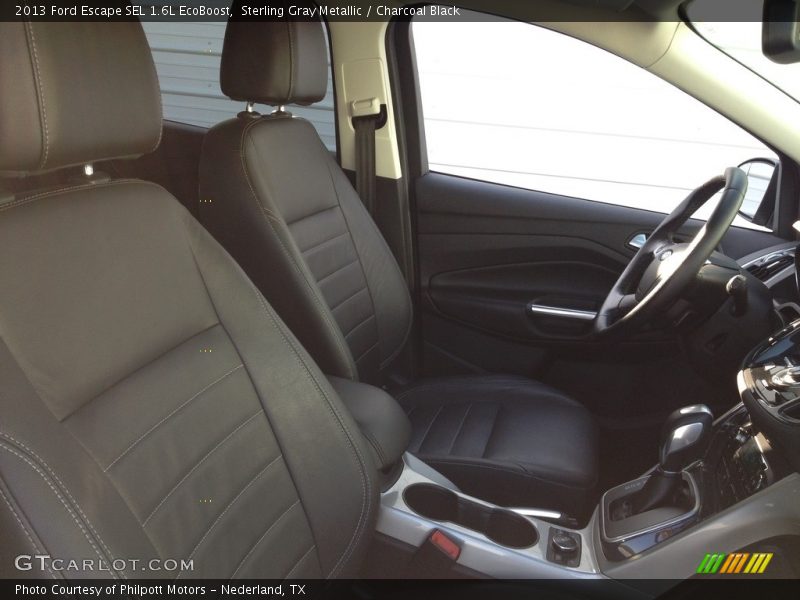 Sterling Gray Metallic / Charcoal Black 2013 Ford Escape SEL 1.6L EcoBoost