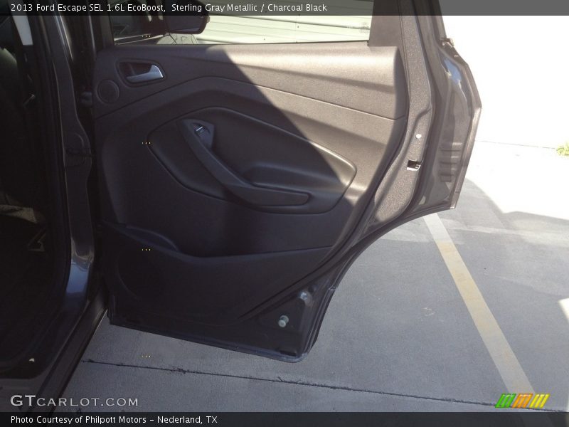 Sterling Gray Metallic / Charcoal Black 2013 Ford Escape SEL 1.6L EcoBoost