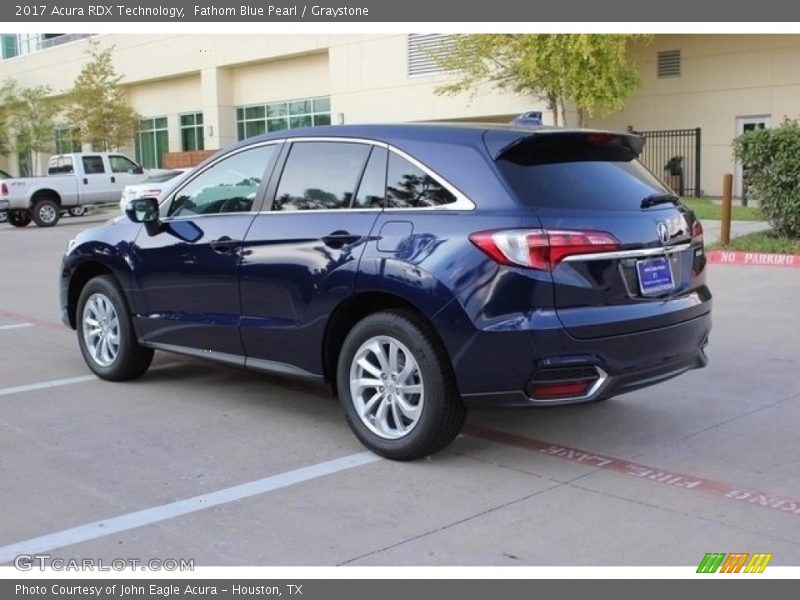 Fathom Blue Pearl / Graystone 2017 Acura RDX Technology