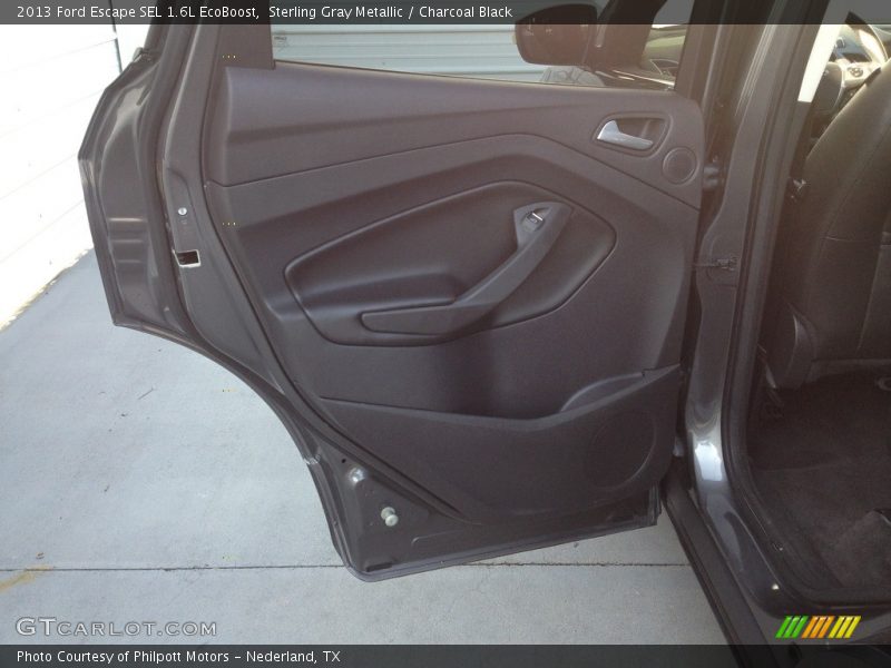 Sterling Gray Metallic / Charcoal Black 2013 Ford Escape SEL 1.6L EcoBoost