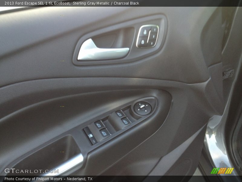 Sterling Gray Metallic / Charcoal Black 2013 Ford Escape SEL 1.6L EcoBoost