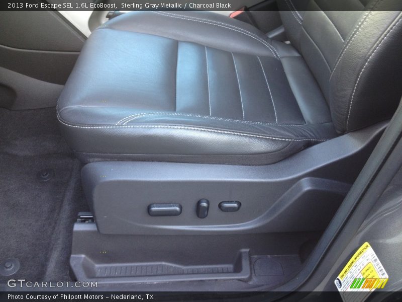 Sterling Gray Metallic / Charcoal Black 2013 Ford Escape SEL 1.6L EcoBoost