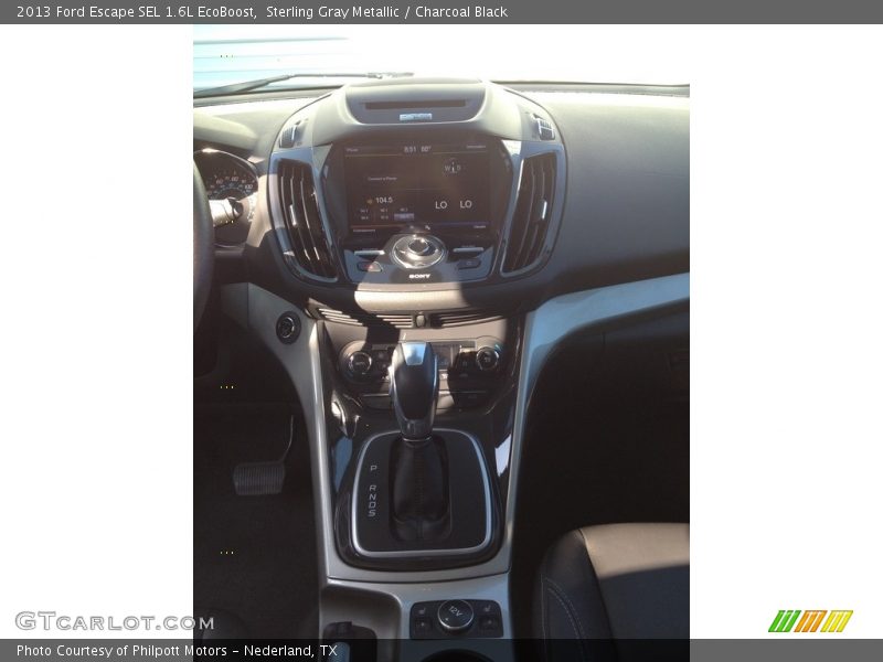 Sterling Gray Metallic / Charcoal Black 2013 Ford Escape SEL 1.6L EcoBoost