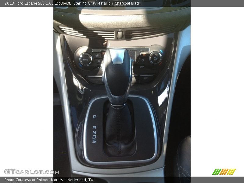 Sterling Gray Metallic / Charcoal Black 2013 Ford Escape SEL 1.6L EcoBoost