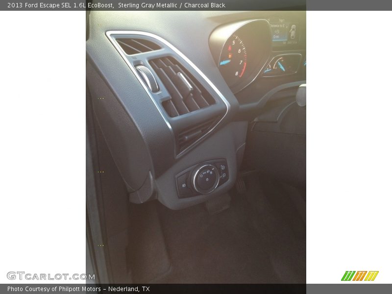 Sterling Gray Metallic / Charcoal Black 2013 Ford Escape SEL 1.6L EcoBoost