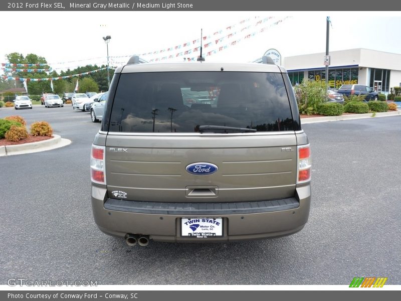 Mineral Gray Metallic / Medium Light Stone 2012 Ford Flex SEL