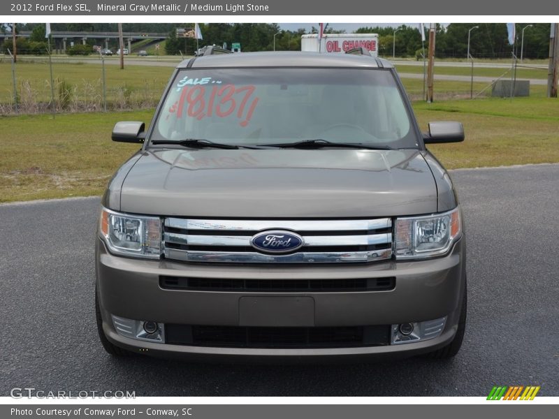 Mineral Gray Metallic / Medium Light Stone 2012 Ford Flex SEL