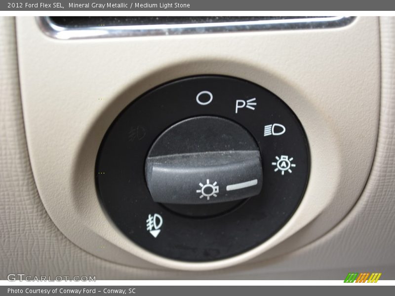 Mineral Gray Metallic / Medium Light Stone 2012 Ford Flex SEL