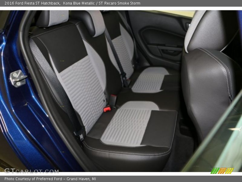 Kona Blue Metallic / ST Recaro Smoke Storm 2016 Ford Fiesta ST Hatchback