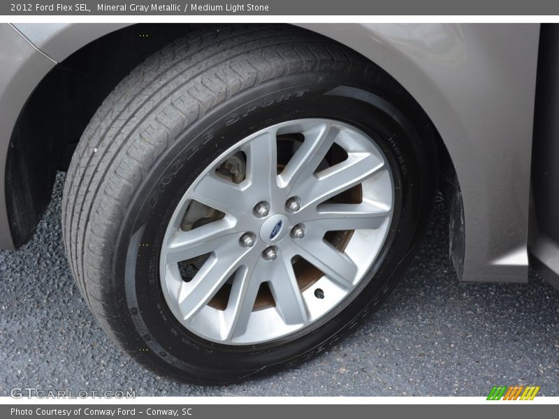 Mineral Gray Metallic / Medium Light Stone 2012 Ford Flex SEL