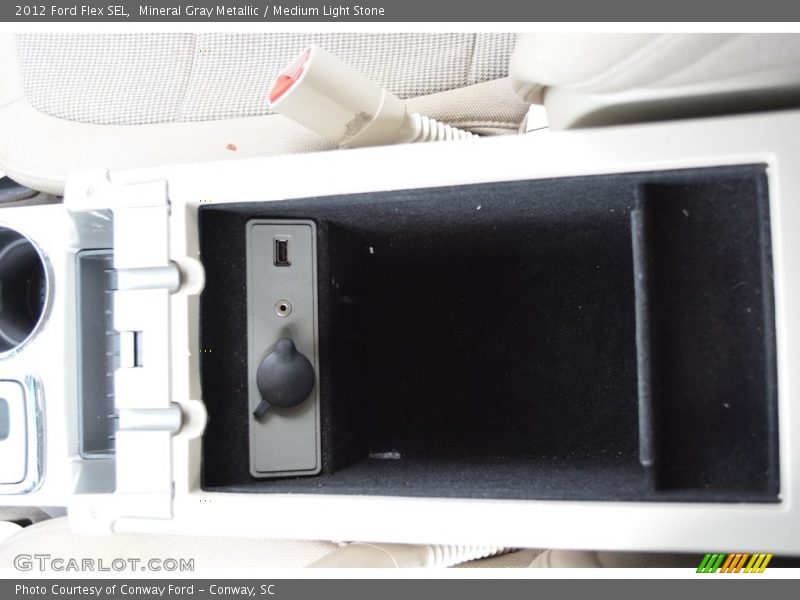 Mineral Gray Metallic / Medium Light Stone 2012 Ford Flex SEL