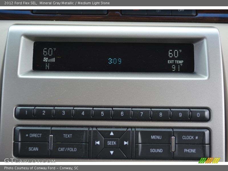 Mineral Gray Metallic / Medium Light Stone 2012 Ford Flex SEL