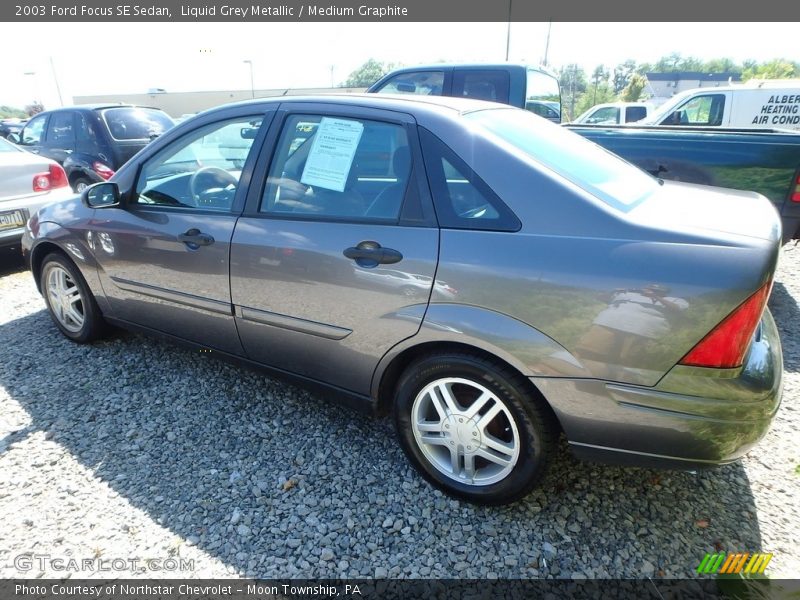 Liquid Grey Metallic / Medium Graphite 2003 Ford Focus SE Sedan