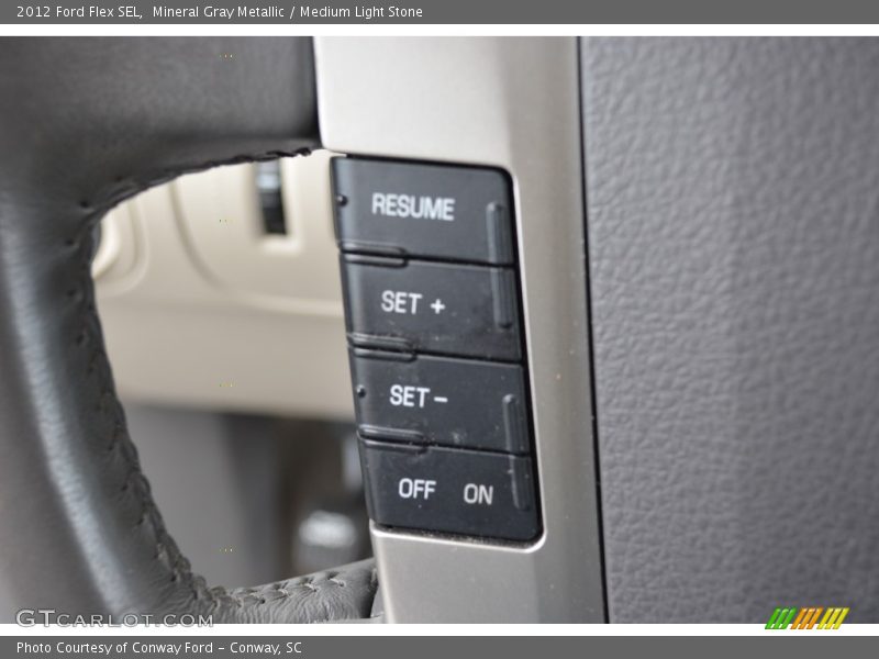 Mineral Gray Metallic / Medium Light Stone 2012 Ford Flex SEL