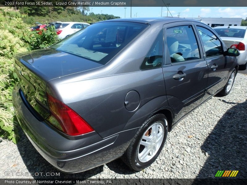 Liquid Grey Metallic / Medium Graphite 2003 Ford Focus SE Sedan
