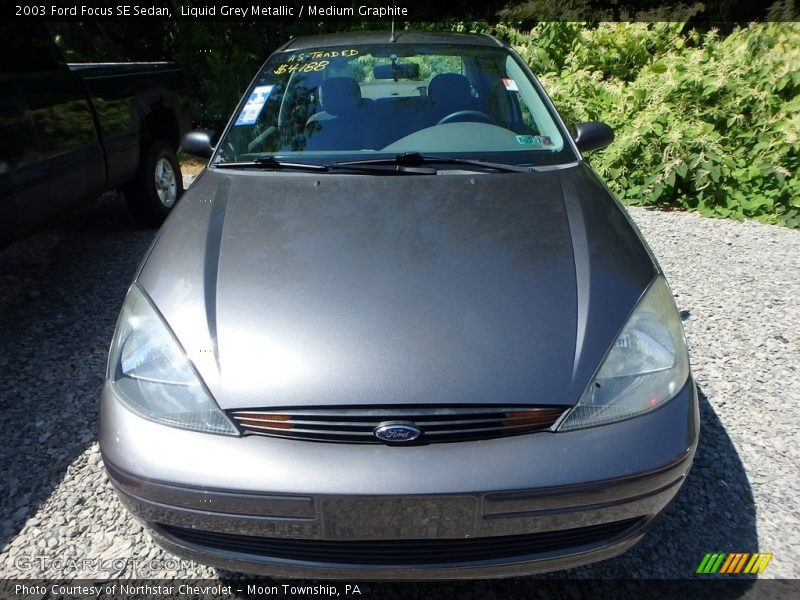 Liquid Grey Metallic / Medium Graphite 2003 Ford Focus SE Sedan