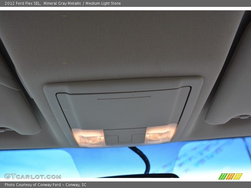 Mineral Gray Metallic / Medium Light Stone 2012 Ford Flex SEL