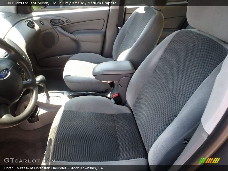 Liquid Grey Metallic / Medium Graphite 2003 Ford Focus SE Sedan
