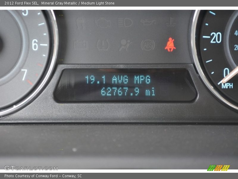 Mineral Gray Metallic / Medium Light Stone 2012 Ford Flex SEL