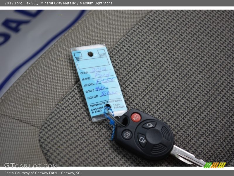 Mineral Gray Metallic / Medium Light Stone 2012 Ford Flex SEL