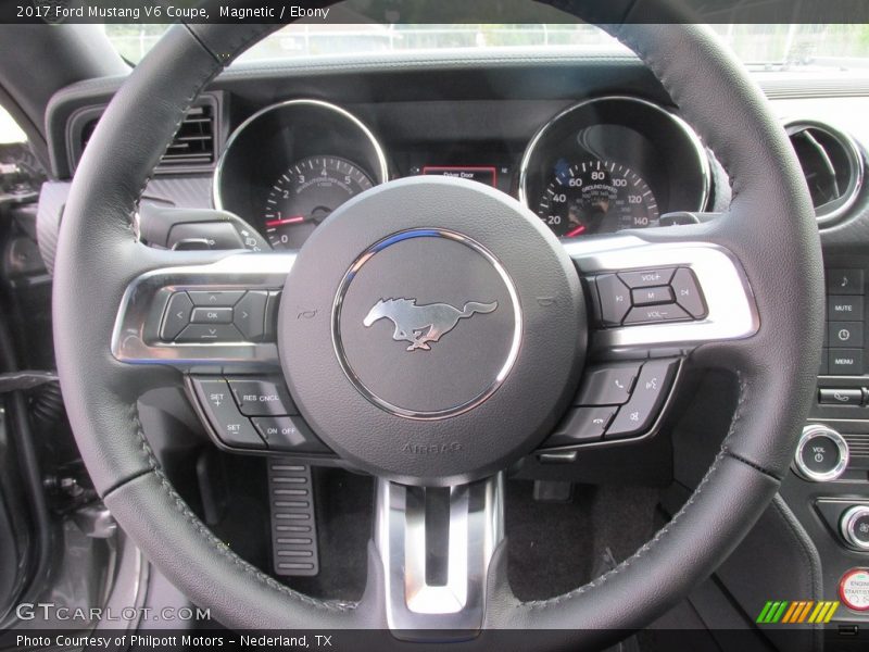Magnetic / Ebony 2017 Ford Mustang V6 Coupe