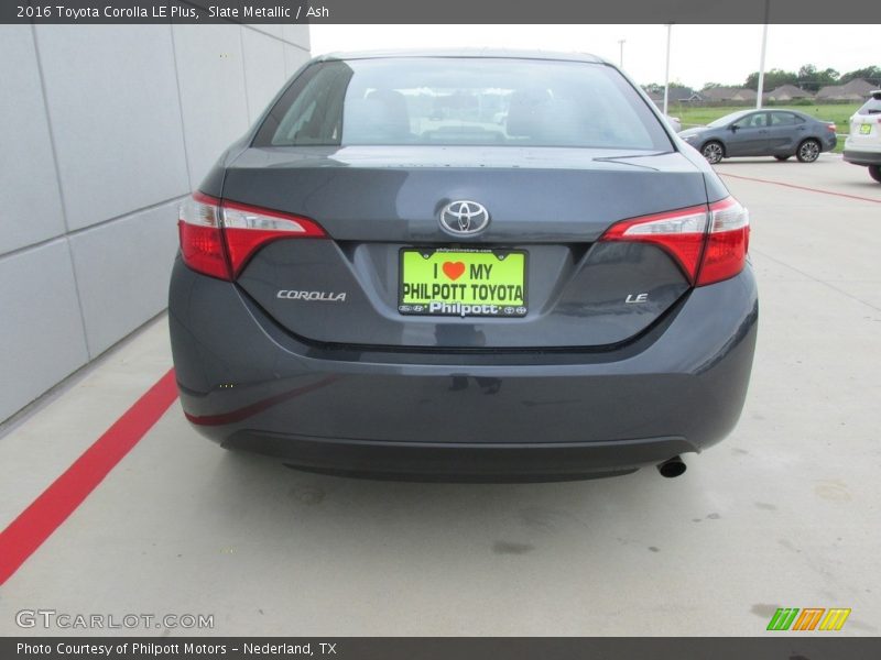 Slate Metallic / Ash 2016 Toyota Corolla LE Plus