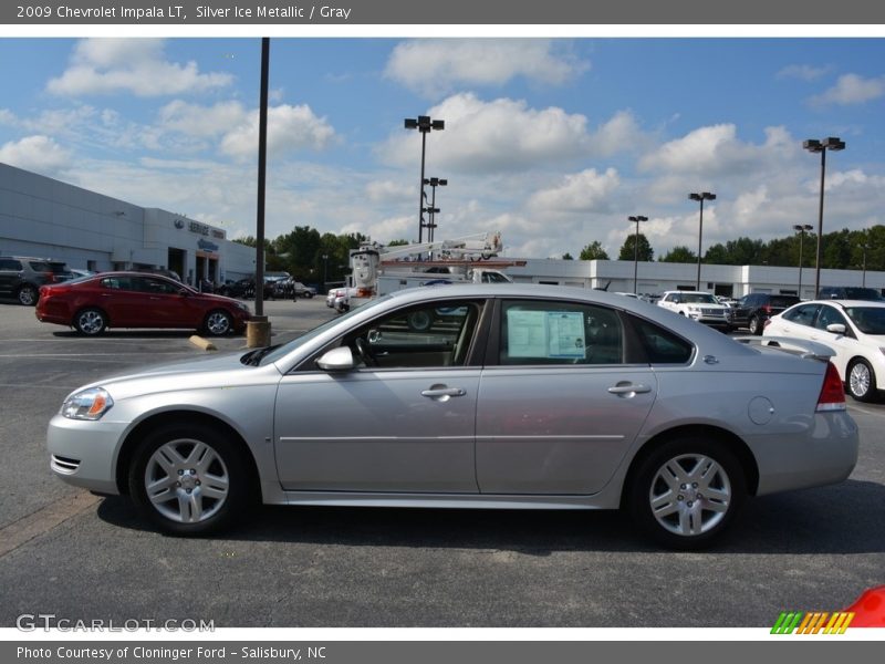 Silver Ice Metallic / Gray 2009 Chevrolet Impala LT
