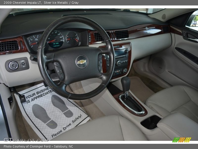 Silver Ice Metallic / Gray 2009 Chevrolet Impala LT