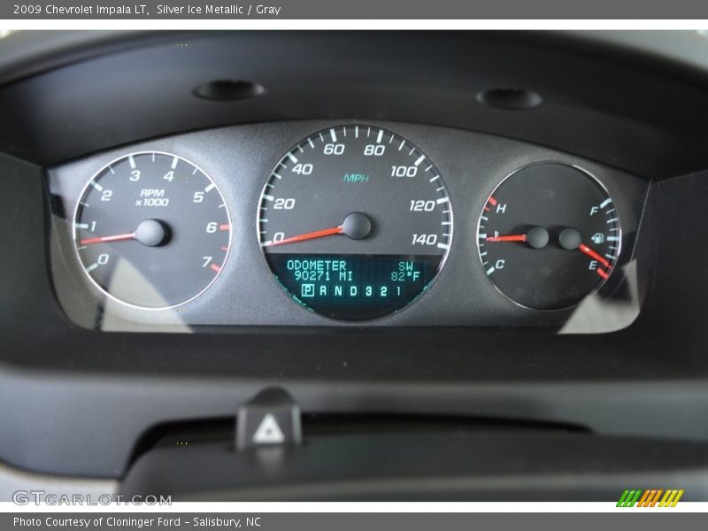 Silver Ice Metallic / Gray 2009 Chevrolet Impala LT