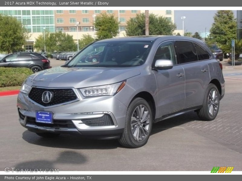 Lunar Silver Metallic / Ebony 2017 Acura MDX Technology