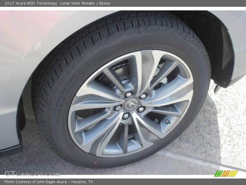 Lunar Silver Metallic / Ebony 2017 Acura MDX Technology