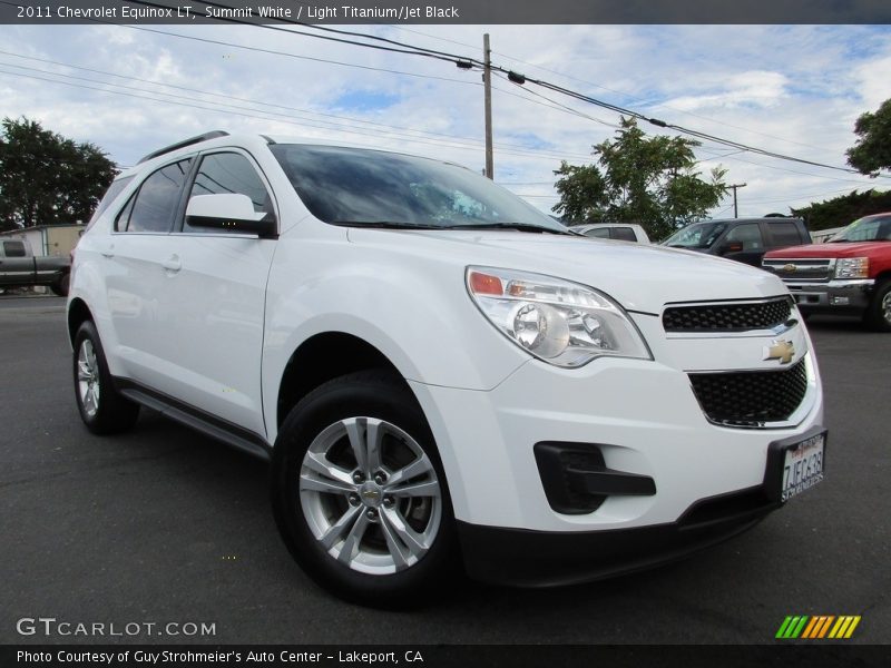 Summit White / Light Titanium/Jet Black 2011 Chevrolet Equinox LT