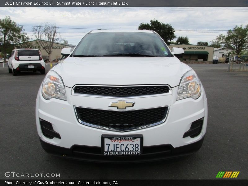 Summit White / Light Titanium/Jet Black 2011 Chevrolet Equinox LT