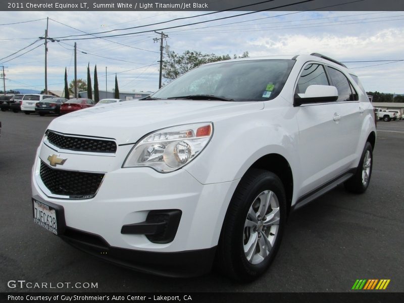 Summit White / Light Titanium/Jet Black 2011 Chevrolet Equinox LT