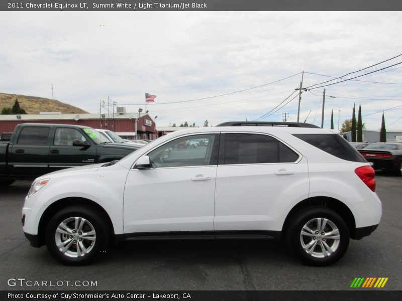 Summit White / Light Titanium/Jet Black 2011 Chevrolet Equinox LT