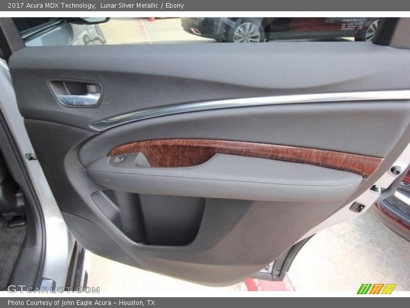 Lunar Silver Metallic / Ebony 2017 Acura MDX Technology