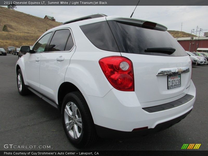 Summit White / Light Titanium/Jet Black 2011 Chevrolet Equinox LT