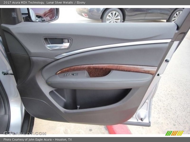 Lunar Silver Metallic / Ebony 2017 Acura MDX Technology