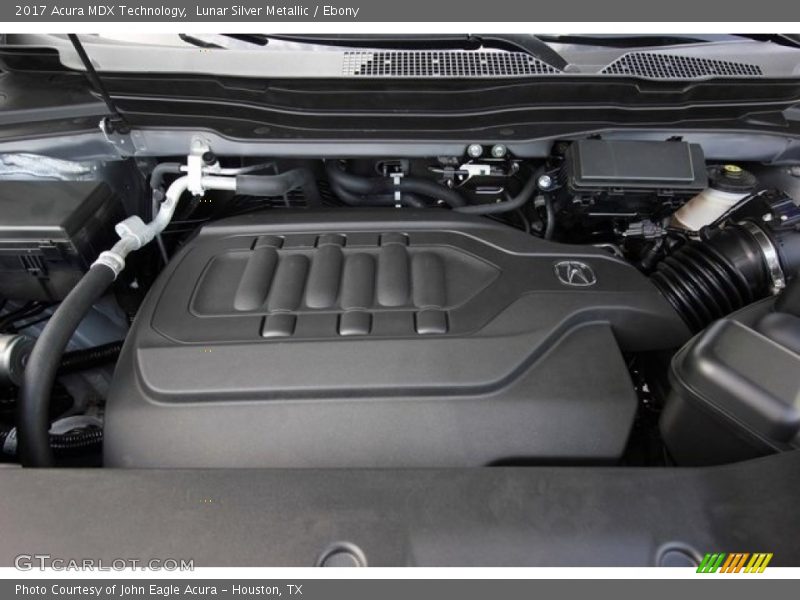 Lunar Silver Metallic / Ebony 2017 Acura MDX Technology