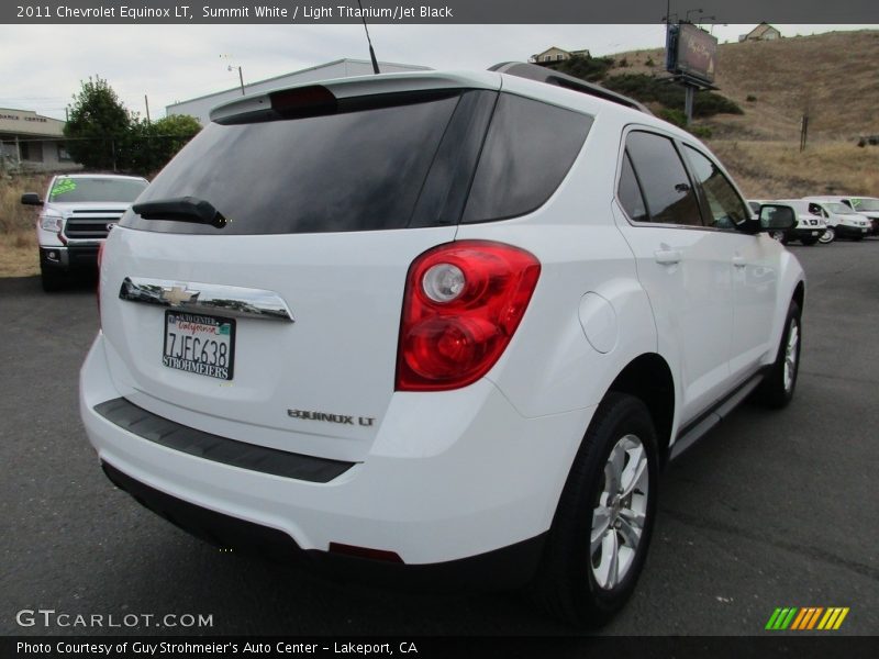 Summit White / Light Titanium/Jet Black 2011 Chevrolet Equinox LT