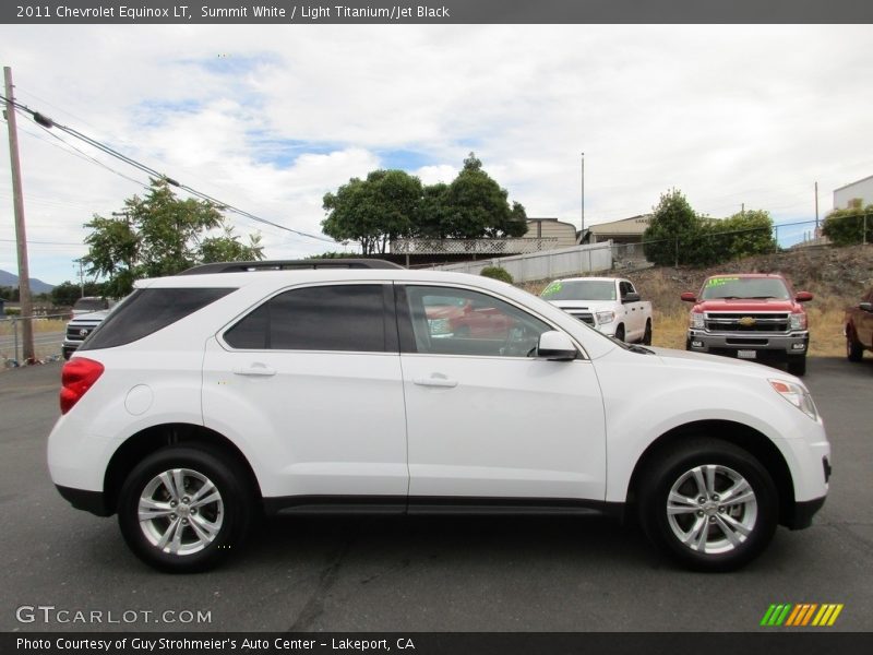 Summit White / Light Titanium/Jet Black 2011 Chevrolet Equinox LT