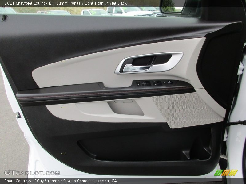 Summit White / Light Titanium/Jet Black 2011 Chevrolet Equinox LT